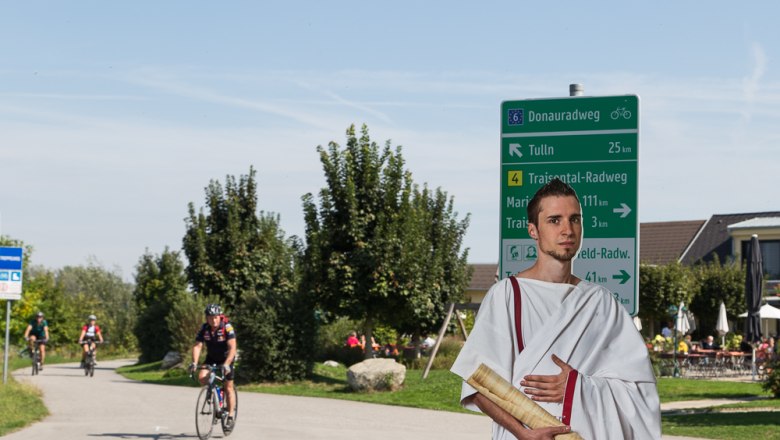 Cultural guidance system: Talking Romans in Traismauer, © Stadtgemeinde Traismauer Cultural guidance system: Talking Romans in Traismauer, © Stadtgemeinde Traismauer