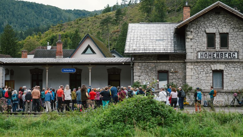 Konzert am Bahnhof Hohenberg, © Mostviertel Tourismus / Diana Bachler Konzert am Bahnhof Hohenberg, © Mostviertel Tourismus / Diana Bachler