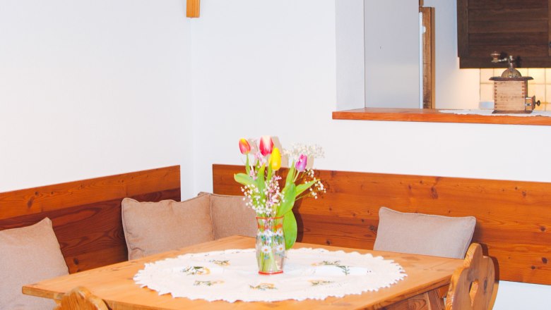 Ferienhaus Eva Deufl - Wohnung Gamsblick - Wohnküche, © Ferienhaus Eva Deufl Ferienhaus Eva Deufl - Wohnung Gamsblick - Wohnküche, © Ferienhaus Eva Deufl