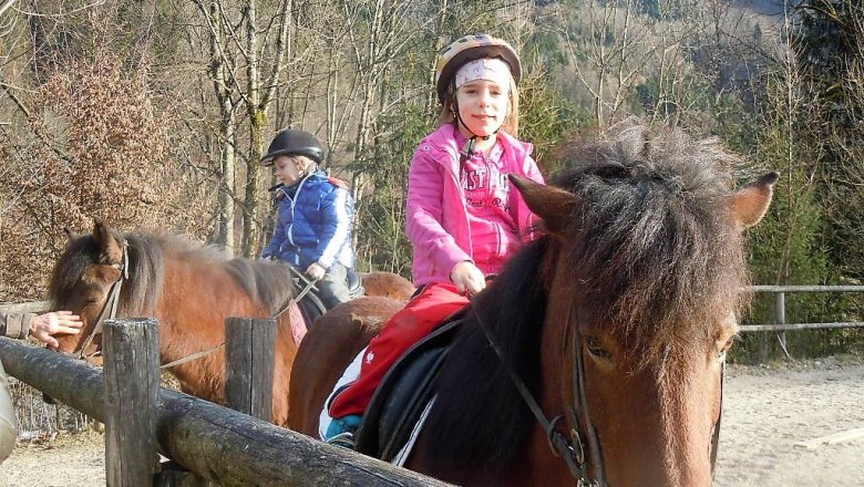 Riding at the neighbor's, © Poidlbauer Riding at the neighbor's, © Poidlbauer