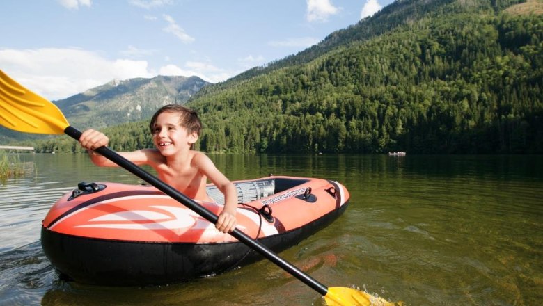 Boating on Lake Lunz, © schwarz-koenig.at Boating on Lake Lunz, © schwarz-koenig.at