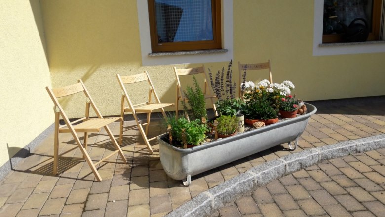 Herbal bathtub, © Familie Winter Herbal bathtub, © Familie Winter