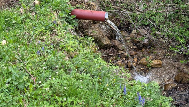 Brook behind the house Sunnseit'n, © Mostviertel Tourismus Brook behind the house Sunnseit'n, © Mostviertel Tourismus