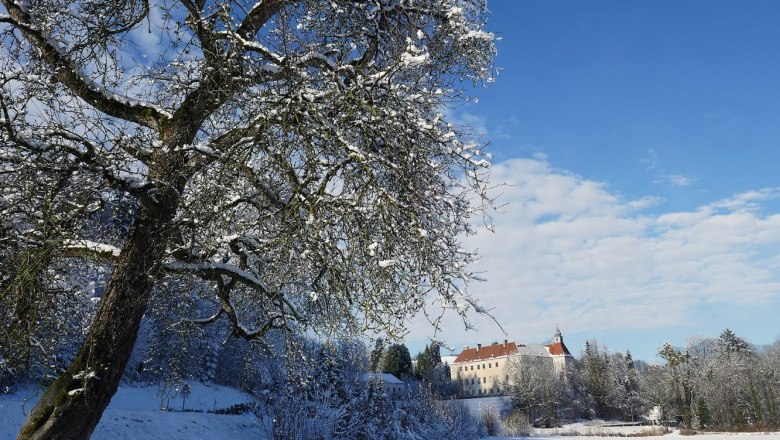 Schloss Stiebar im Winter, © Marktgemeinde Gresten