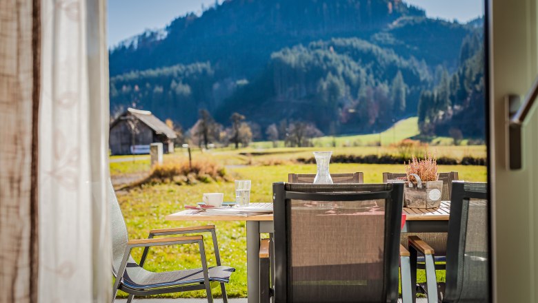 Red vacation apartment - Terrace, © Ludwig Fahrnberger Red vacation apartment - Terrace, © Ludwig Fahrnberger