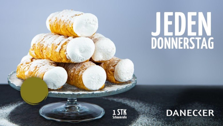 Schaumrolle, Bäckerei Danecker, © Hannes Bittner Schaumrolle, Bäckerei Danecker, © Hannes Bittner