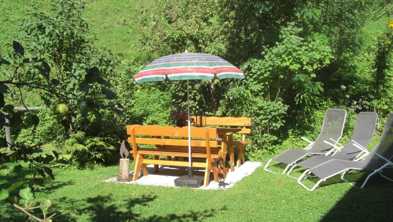 Der Garten lädt zum Entspannen ein., © Sonja Lange Der Garten lädt zum Entspannen ein., © Sonja Lange