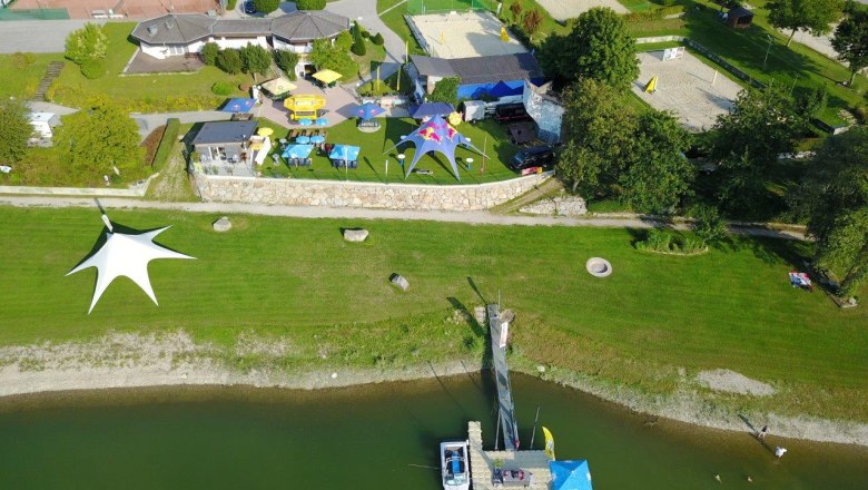 Beach & Water Sports Center Wallsee, © WSZ Wallsee Beach & Water Sports Center Wallsee, © WSZ Wallsee