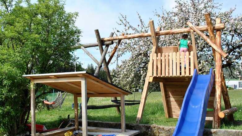 Eine Rutsche sorgt für ein bisschen Action., © Patrick Leitner Eine Rutsche sorgt für ein bisschen Action., © Patrick Leitner