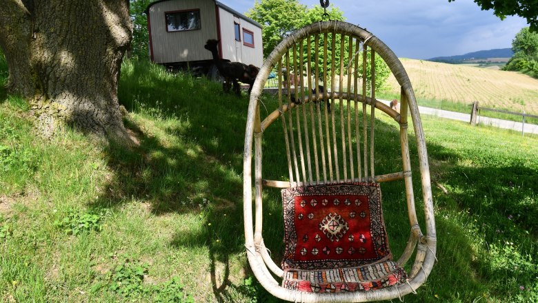 Leopold-der Lamahütewagen, © lamawanderland Leopold-der Lamahütewagen, © lamawanderland