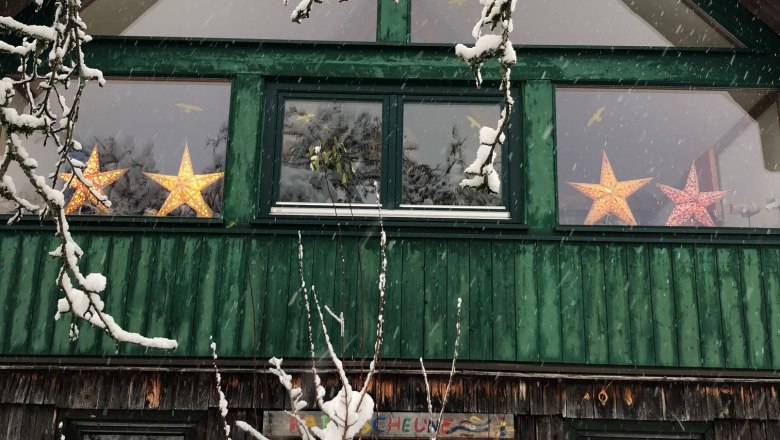 Hannis Farbscheune im Winter, © Hanni Reichlin Hannis Farbscheune im Winter, © Hanni Reichlin