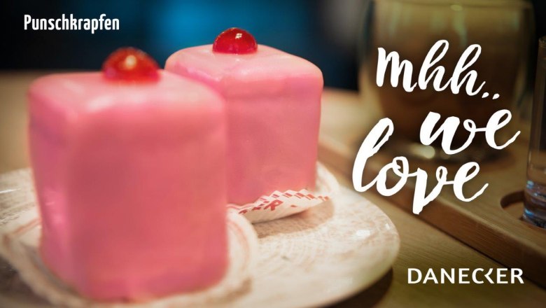 Punschkrapfen, Bäckerei Danecker, © Hannes Bittner Punschkrapfen, Bäckerei Danecker, © Hannes Bittner