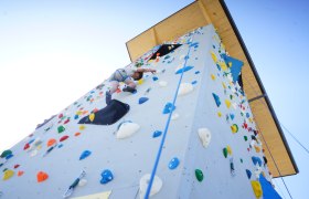 Der neue Kletterturm in Wieselburg, © Kletteranlage Wieselburg-Land Der neue Kletterturm in Wieselburg, © Kletteranlage Wieselburg-Land