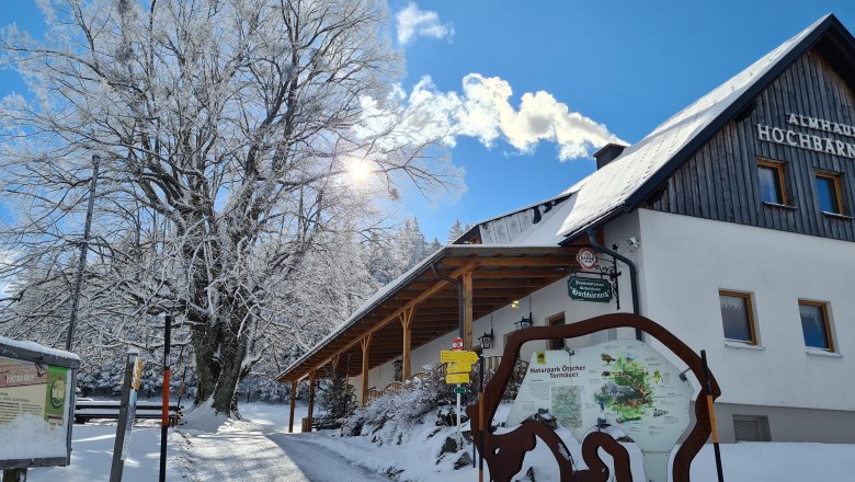 Alpine hut in winter, © Erika Pieber Alpine hut in winter, © Erika Pieber