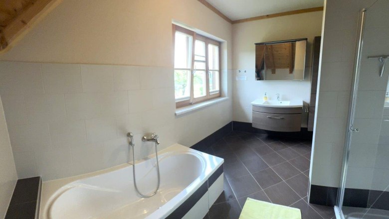 Ferienwohnung Badezimmer, © Höbarten Ferienwohnung Badezimmer, © Höbarten