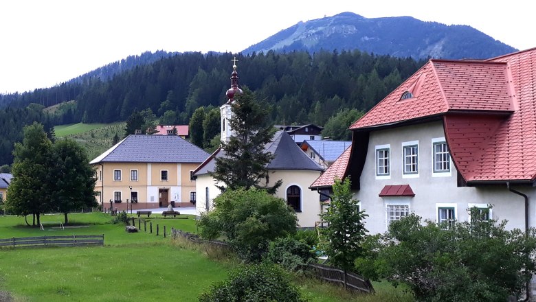 Weissenbach view from the balcony, © Familie Weissenbacher Weissenbach view from the balcony, © Familie Weissenbacher