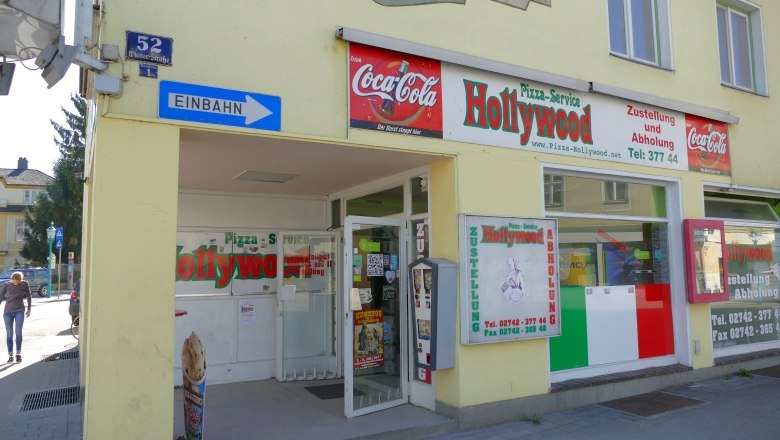 Pizza Service Hollywood, © Marketing St.Pölten GmbH Pizza Service Hollywood, © Marketing St.Pölten GmbH
