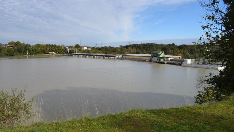 Das Gräberfeld wurde beim Bau des Ennskraftwerks Staning entdeckt, © ARDIG/Volker Lindinger Das Gräberfeld wurde beim Bau des Ennskraftwerks Staning entdeckt, © ARDIG/Volker Lindinger