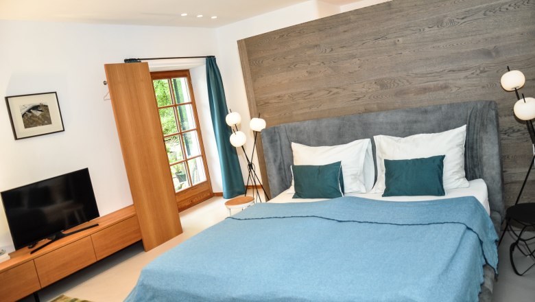 Gemütliches Doppelbett, © Claudia Lindner/Sophie Kirchner Gemütliches Doppelbett, © Claudia Lindner/Sophie Kirchner