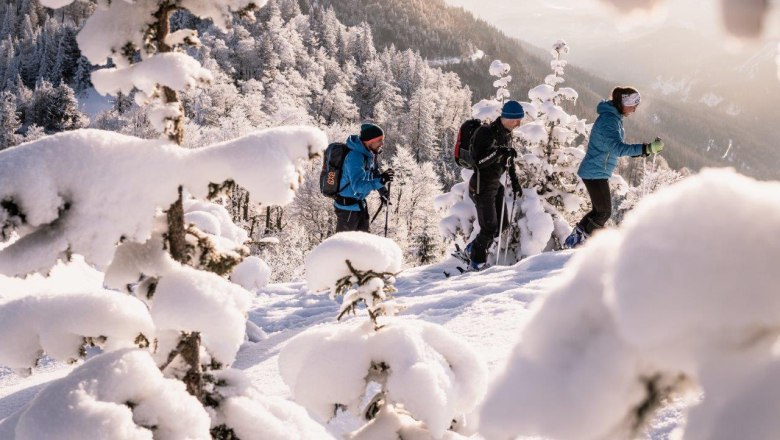 Schneeschuhwandern im Mostviertel, © Gerald Demolsky Schneeschuhwandern im Mostviertel, © Gerald Demolsky