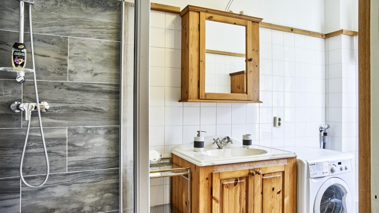 Vacation apartment Bergerlebnis - Bathroom, © Fotolois Vacation apartment Bergerlebnis - Bathroom, © Fotolois