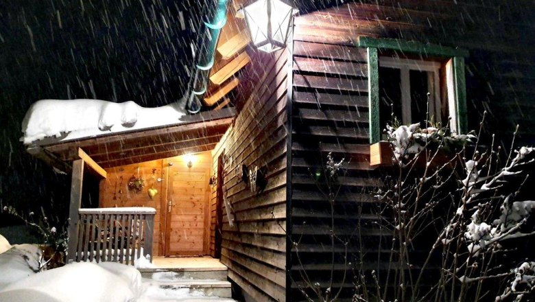 Schneefall im Zwickelreith, © Familie Roseneder Schneefall im Zwickelreith, © Familie Roseneder