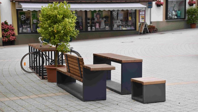 Meeting zone in the center of Lunz am See, © Ali Graf Meeting zone in the center of Lunz am See, © Ali Graf