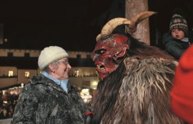 Perchten zu Besuch in der Kartause Gaming, © weinfranz.at Perchten zu Besuch in der Kartause Gaming, © weinfranz.at