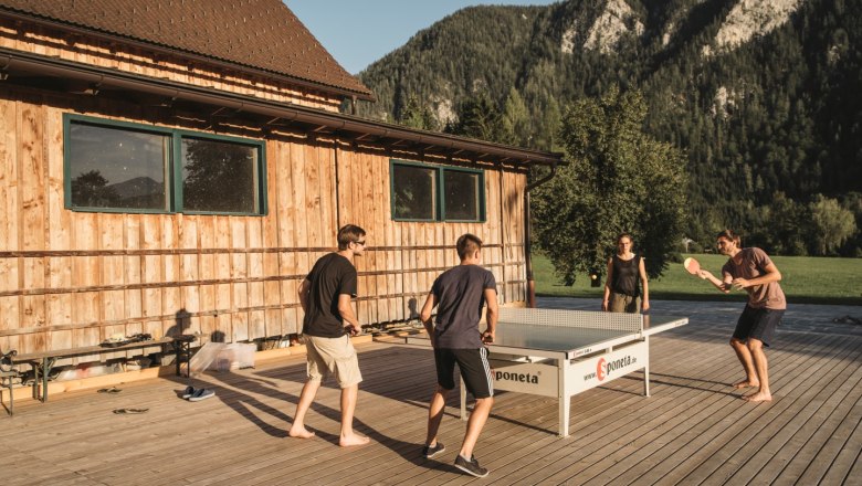 Terrace rafting camp, © Feriengut Moarhof Terrace rafting camp, © Feriengut Moarhof