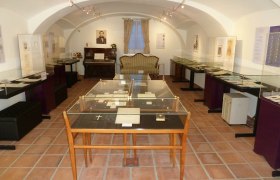 Randhartinger's life, his environment and his church music are presented in the atmospheric vaulted room., © Franz Trimmel Randhartinger's life, his environment and his church music are presented in the atmospheric vaulted room., © Franz Trimmel