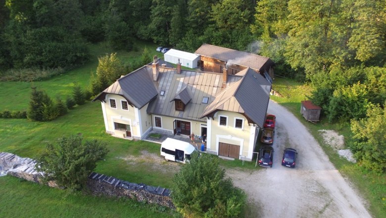 Rafting-Pension Black Sheeps Adventures im Sommer, &copy; David Gregorik