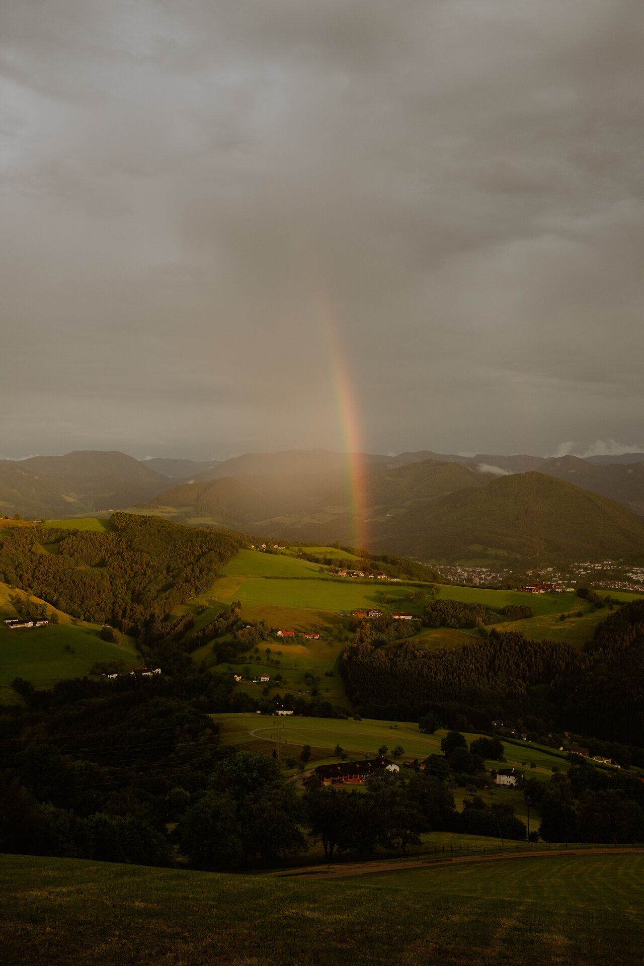 Blick ins Mostviertler Hügelland.