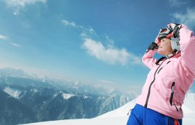 Herrliche Ausblicke am winterlichen Hochkar, &copy; weinfranz.at