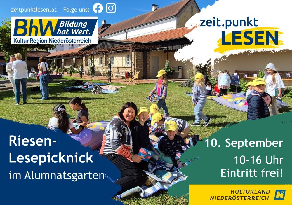 Riesen Lesepicknick im Alumnatsgarten