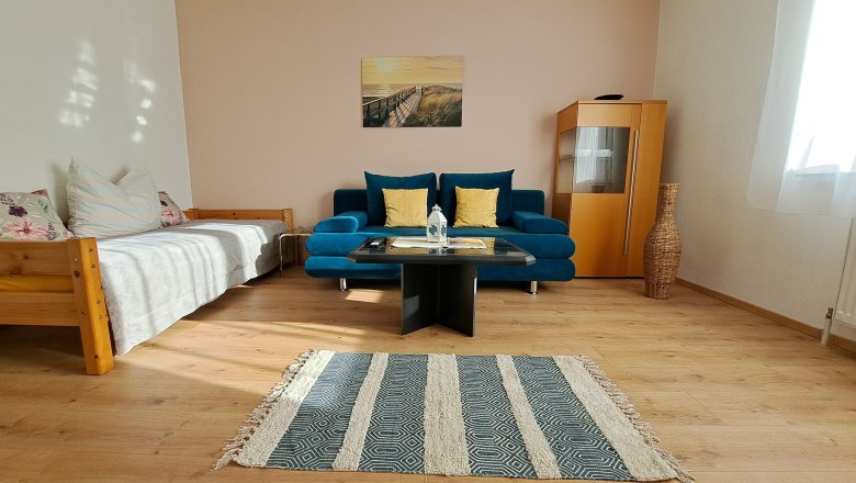 Appartement Lindwurm Wohnzimmer, © Gerald Eigelsreiter