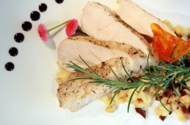 Mostpfandl mit Zwiebelspätzle, © Mostviertel Tourismus, weinfranz.at