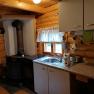 Kitchen in the log cabin, &copy; Magdalena Steindl