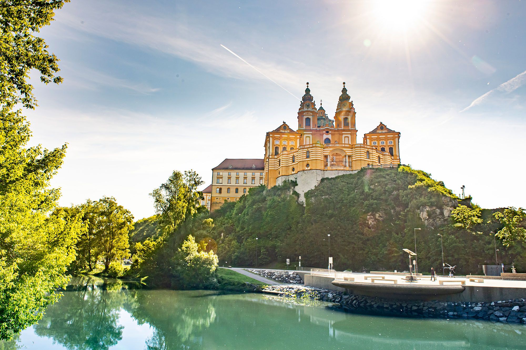 Stift Melk im Frühling