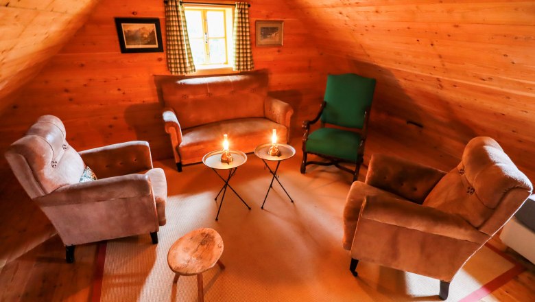 Living area Melkstatt Huts, &copy; Friedrich Hardegg