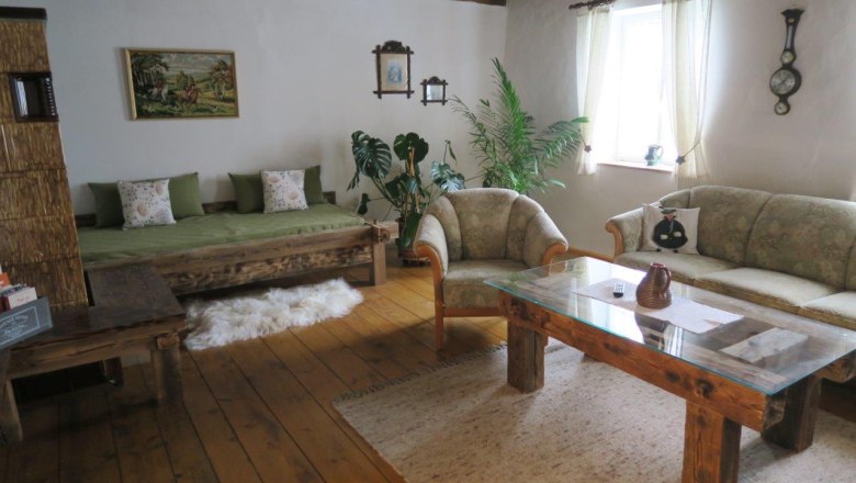 Vacation home Dörrmühle- Living room on the ground floor, © Veronika Umgeher