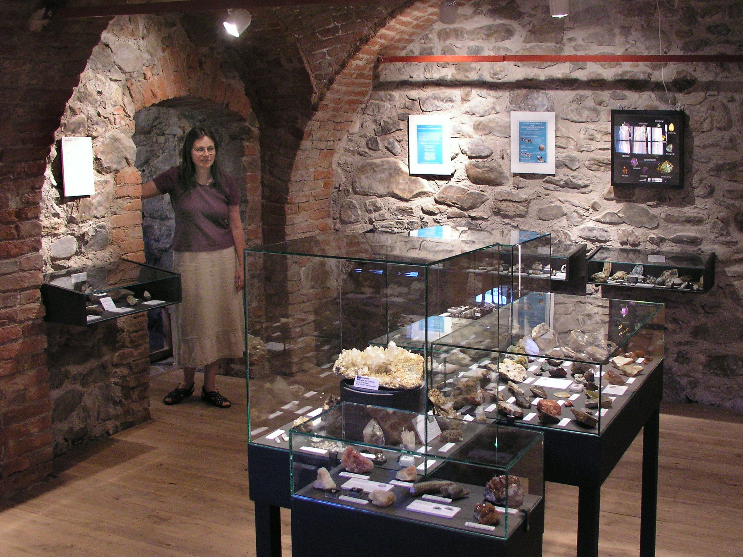 Mineraliensammlung im Steinstadel