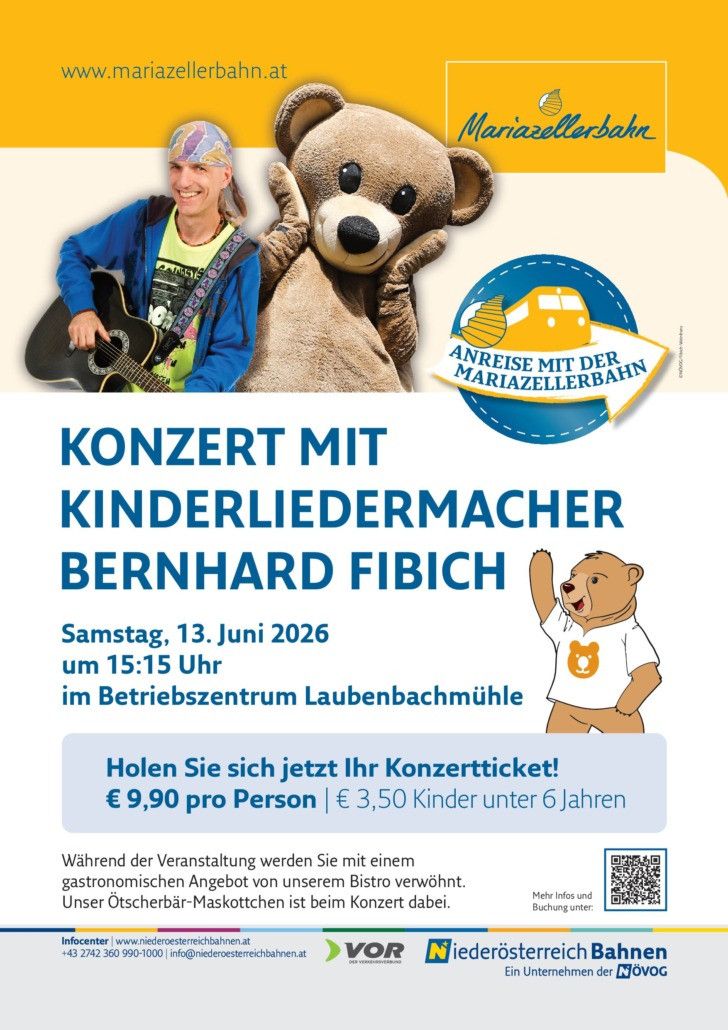 Konzert mit Kinderliedermacher Bernhard Fibich
