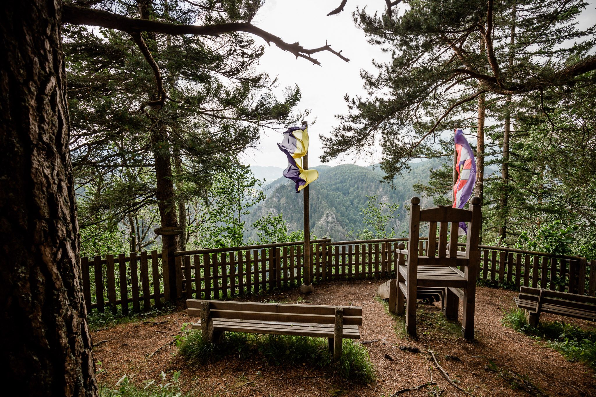 Aussichtspunkt Kaiserthron im Naturpark Ötscher-Tormäuer