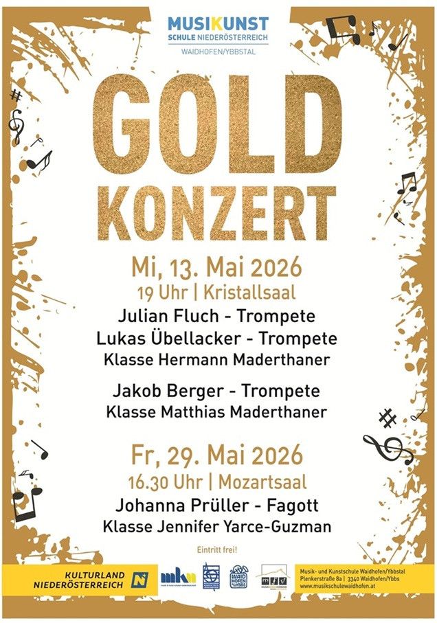 Goldkonzerte im Mai 2026