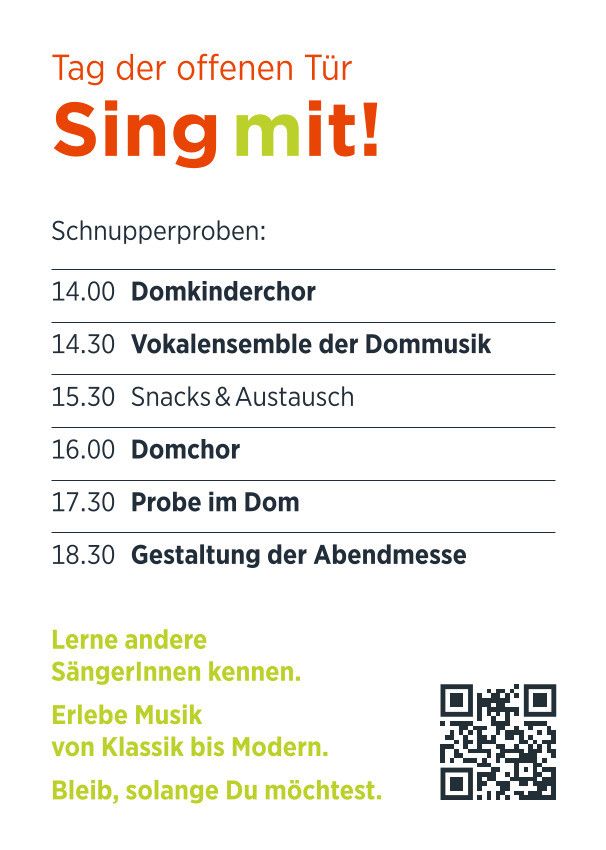Tag der offenen Tür 2026 Flyer