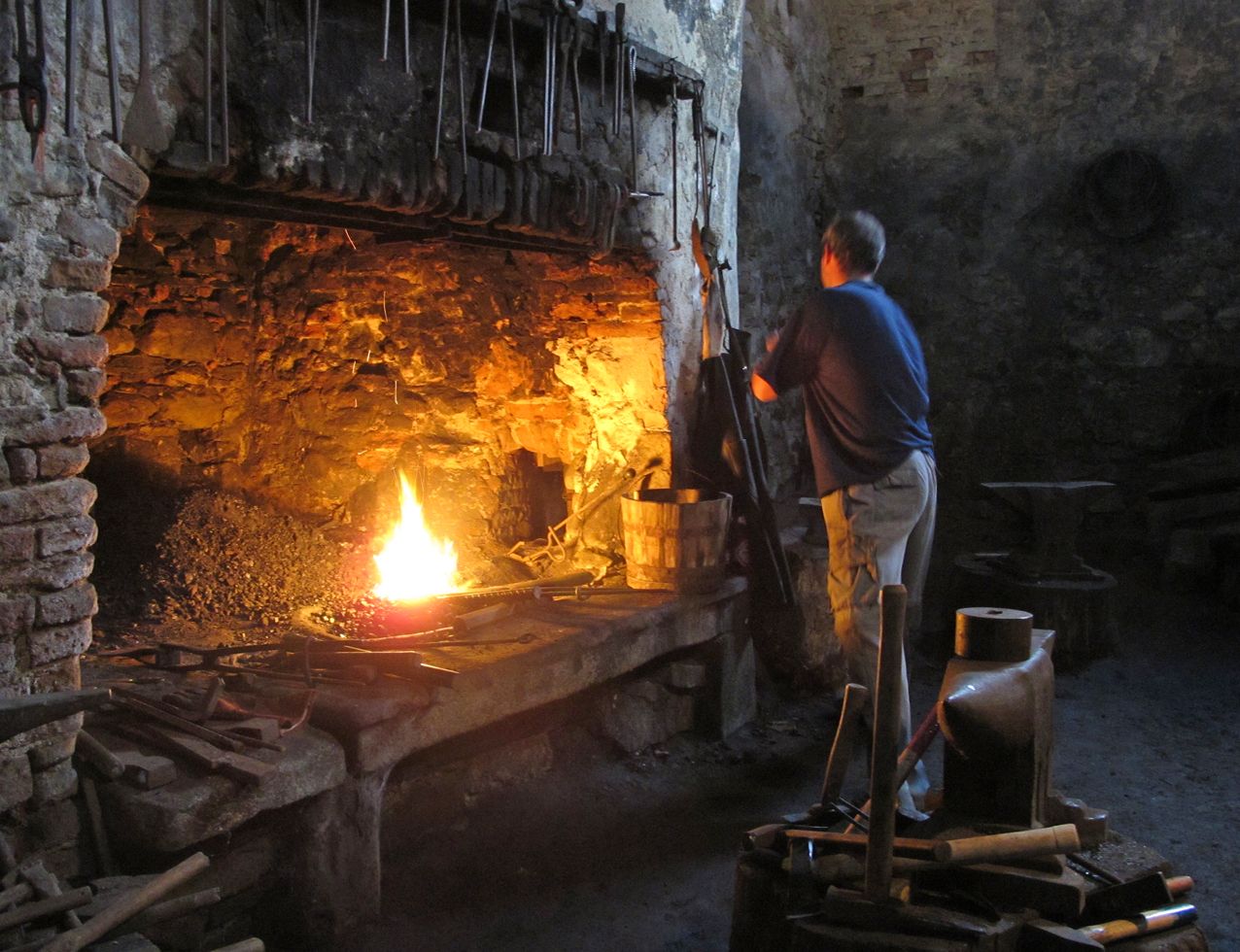 Schauschmieden in der Hammerschmiede