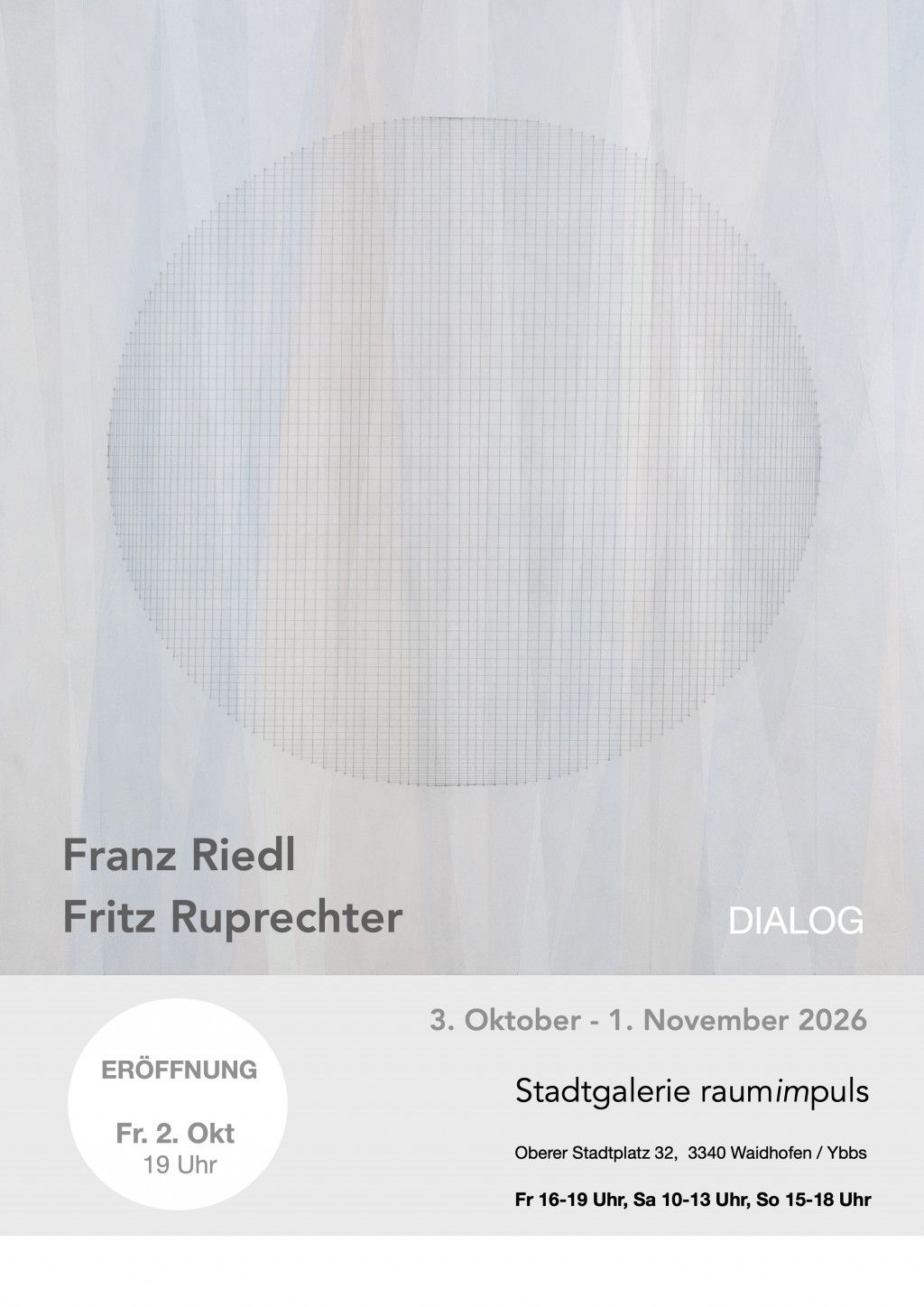 Bildmaterial von Fritz Ruprechter (Detail) und Franz Riedl / Entwurf: Gabi Mitterer