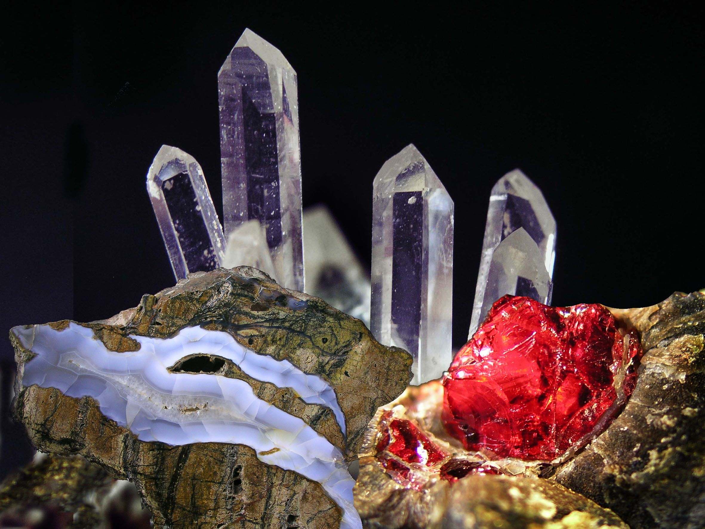 Mineraliencollage