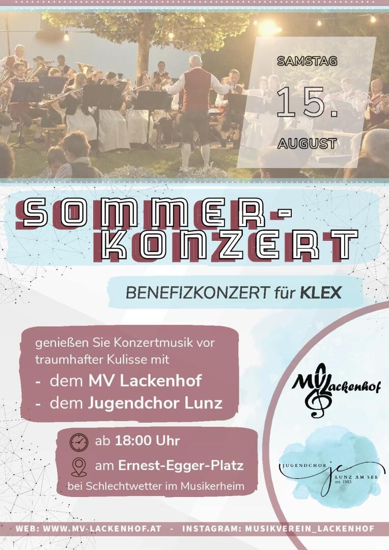 Sommerkonzert am 15. August 2026