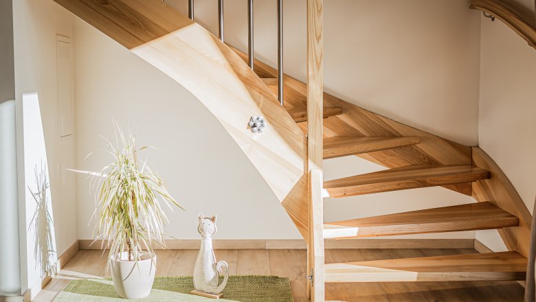 Green vacation apartment - staircase, &copy; Ludwig Fahrnberger